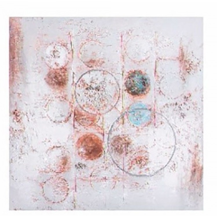 CUADRO DECORATIVO LIENZO PINTADO ABSTRACTO 60X60X2,8CM