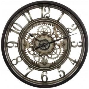 Reloj Pared Engranajes 3D
