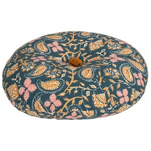 COJÍN DECORATIVO CIRCULAR FOLCLORE POMPON