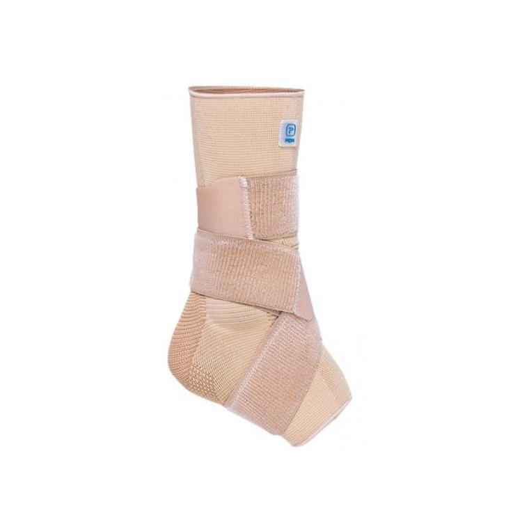 TOBILLERA ELÁSTICA ALMOHADILLAS MALEOLARES Y VENDAJE EN 8 P706BG