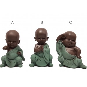 MONJE BUDISTA FIGURA DECO...