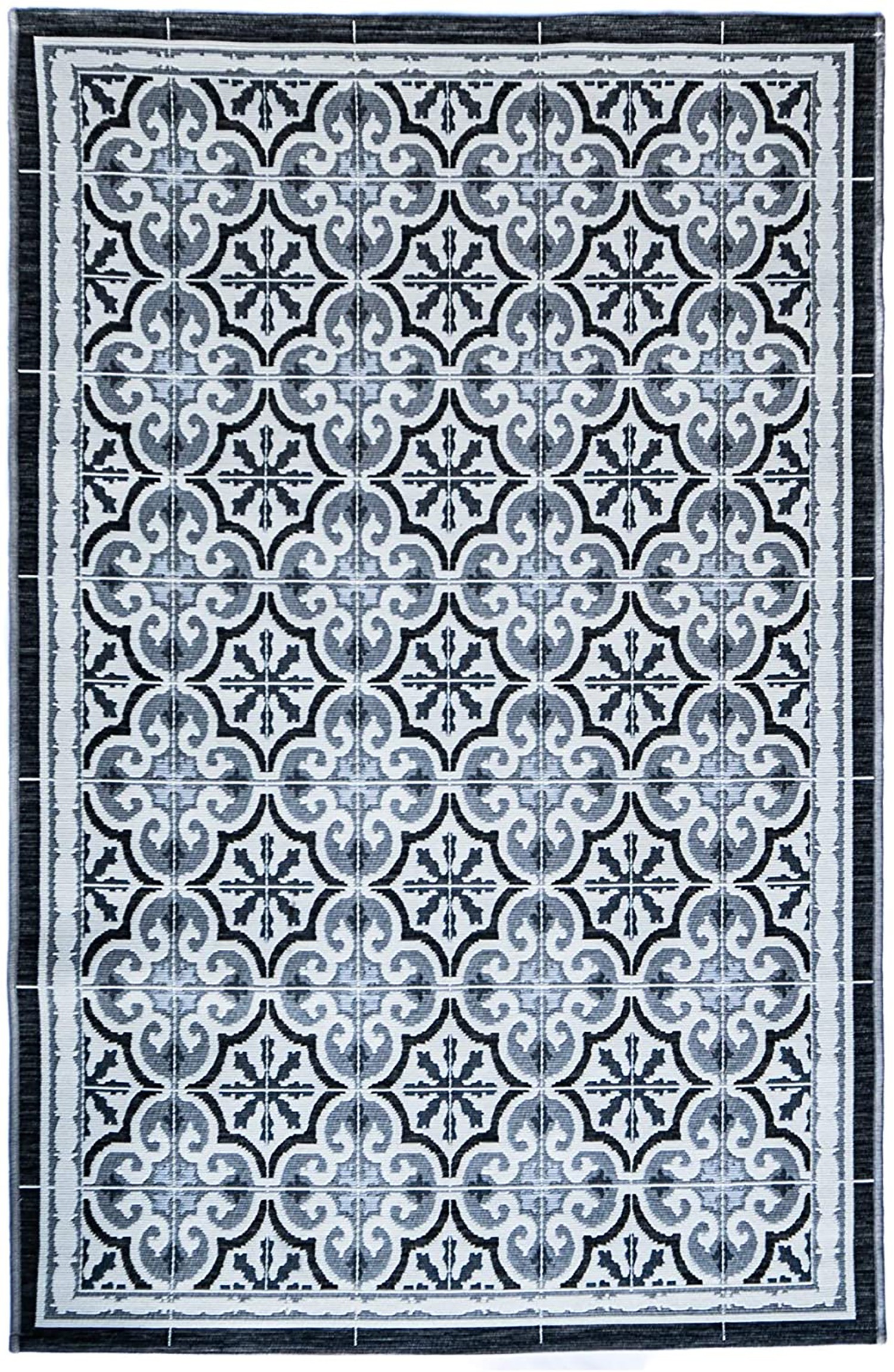 ALFOMBRA MOSAICO GRIS...