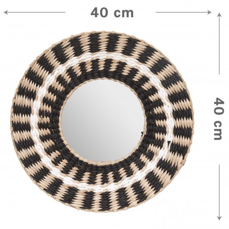 Espejo de pared fibra natural comprar barato