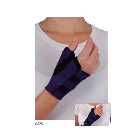 Muñequera Corta con Fleje Palmar - Soporte y Alivio para tu Muñeca, MANO DERECHA, TALLA L
