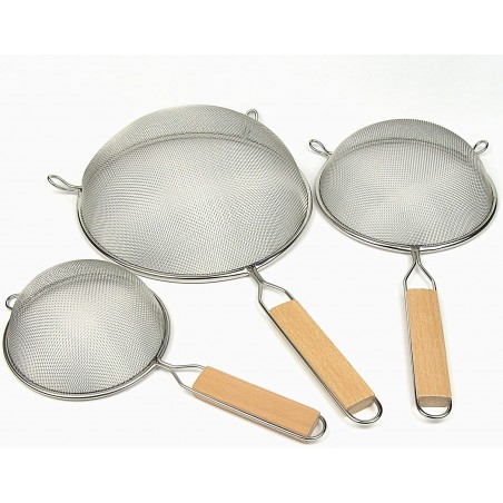 Colador de acero inoxidable set de 3.