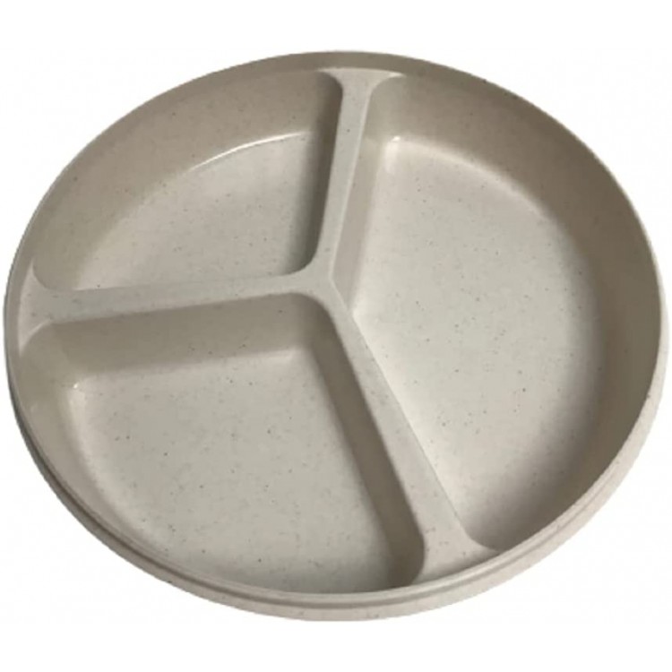 PLATO CON 3 DEPARTAMENTOS PARA MANTENER SEPARADO LOS ALIMENTOS.