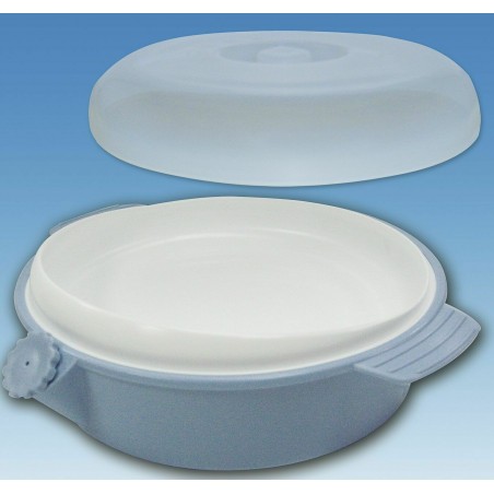 PLATO CONTORNEADO CON DEPOSITO DE AGUA