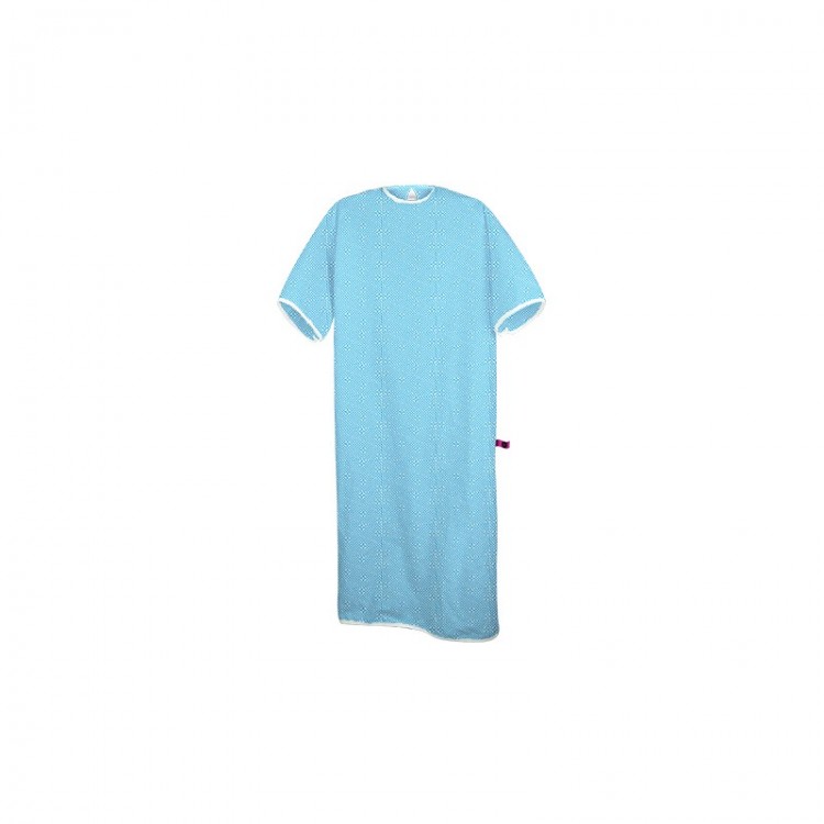 CAMISON HOSPITALARIO CON ESTAMPADO MANGA CORTA. TALLA S