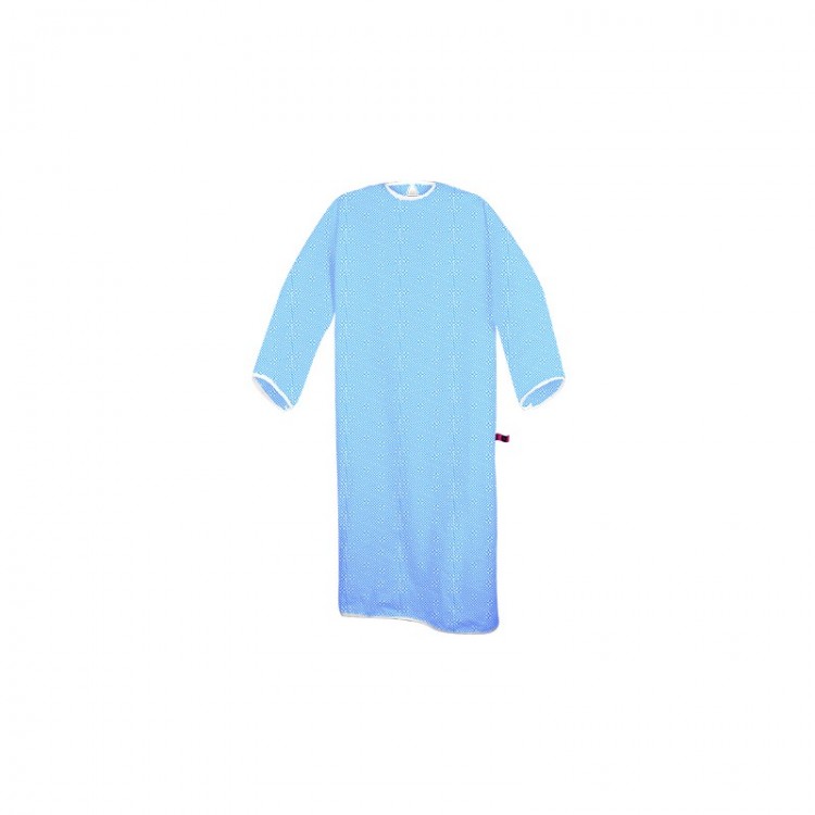 CAMISON HOSPITALARIO CON ESTAMPADO MANGA LARGA. TALLA S