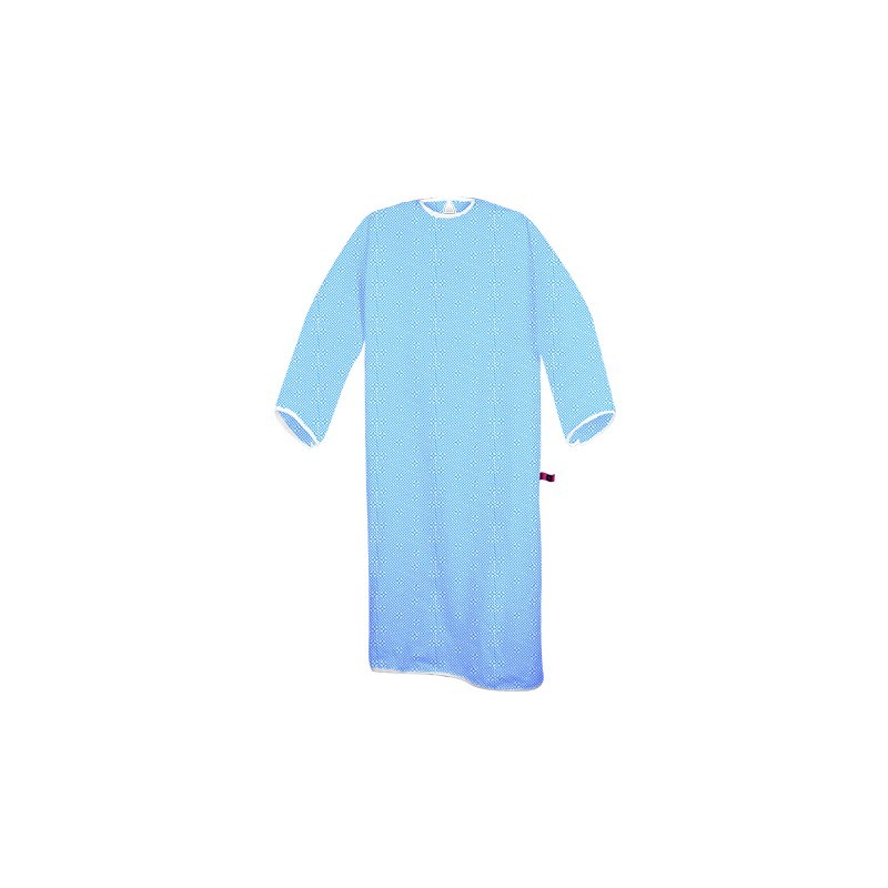 CAMISON HOSPITALARIO CON ESTAMPADO MANGA LARGA. TALLA M