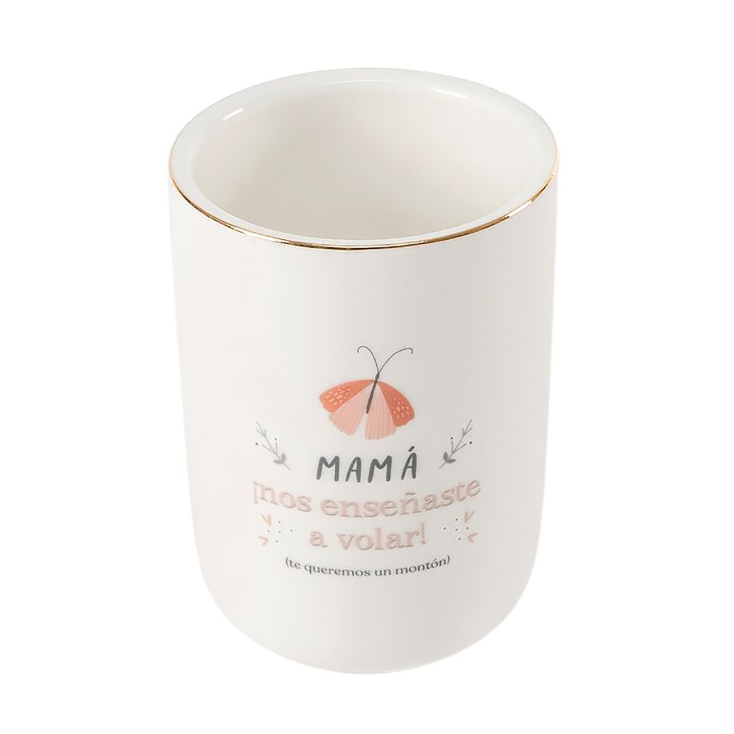 VASO PORTAPINCELES DE CERÁMICA 9,5X6X9,5