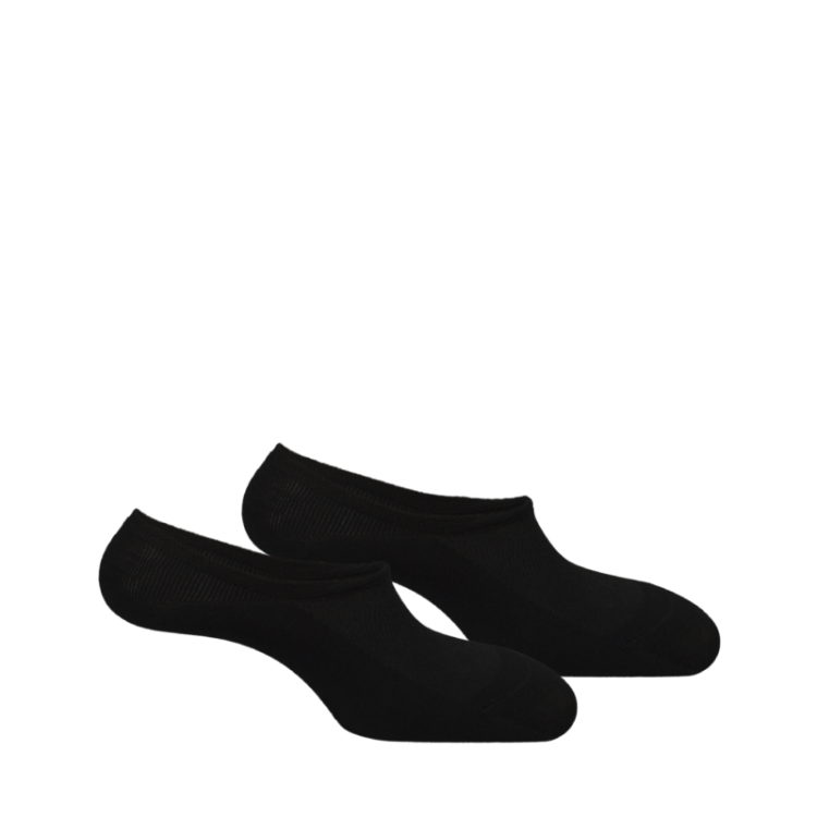 CALCETIN PINKIE BAMBU UNISEX COLOR NEGRO. TALLA 41-46