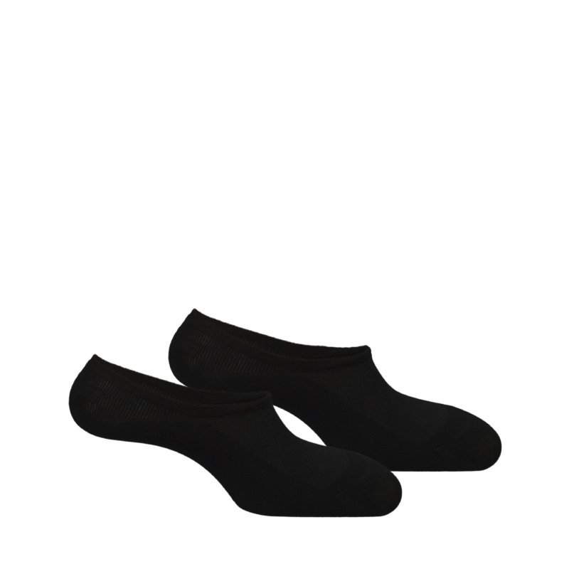 CALCETIN PINKIE BAMBU UNISEX COLOR NEGRO. TALLA 41-46