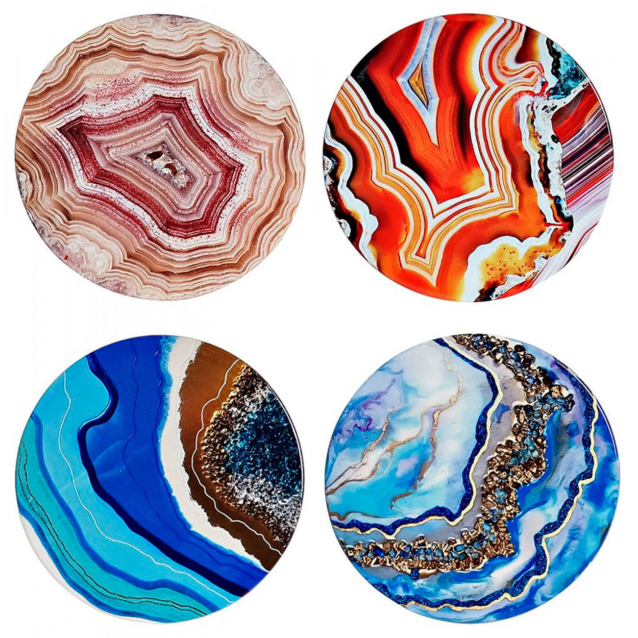 POSAVASOS GEODA DOLOMITE SET 4