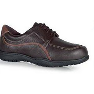 ZAPATO CABALLERO DIABETICO COLOR MARRÓN CON CORDONES