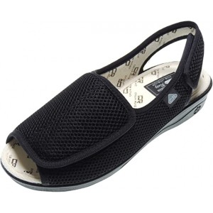 ZAPATILLA REJILLA NAILON PUNTA ABIERTA PARA MUJER. COLOR AZUL