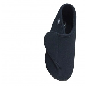 ZAPATILLA TRILOBAL JOHANA VELCRO COLOR NEGRO