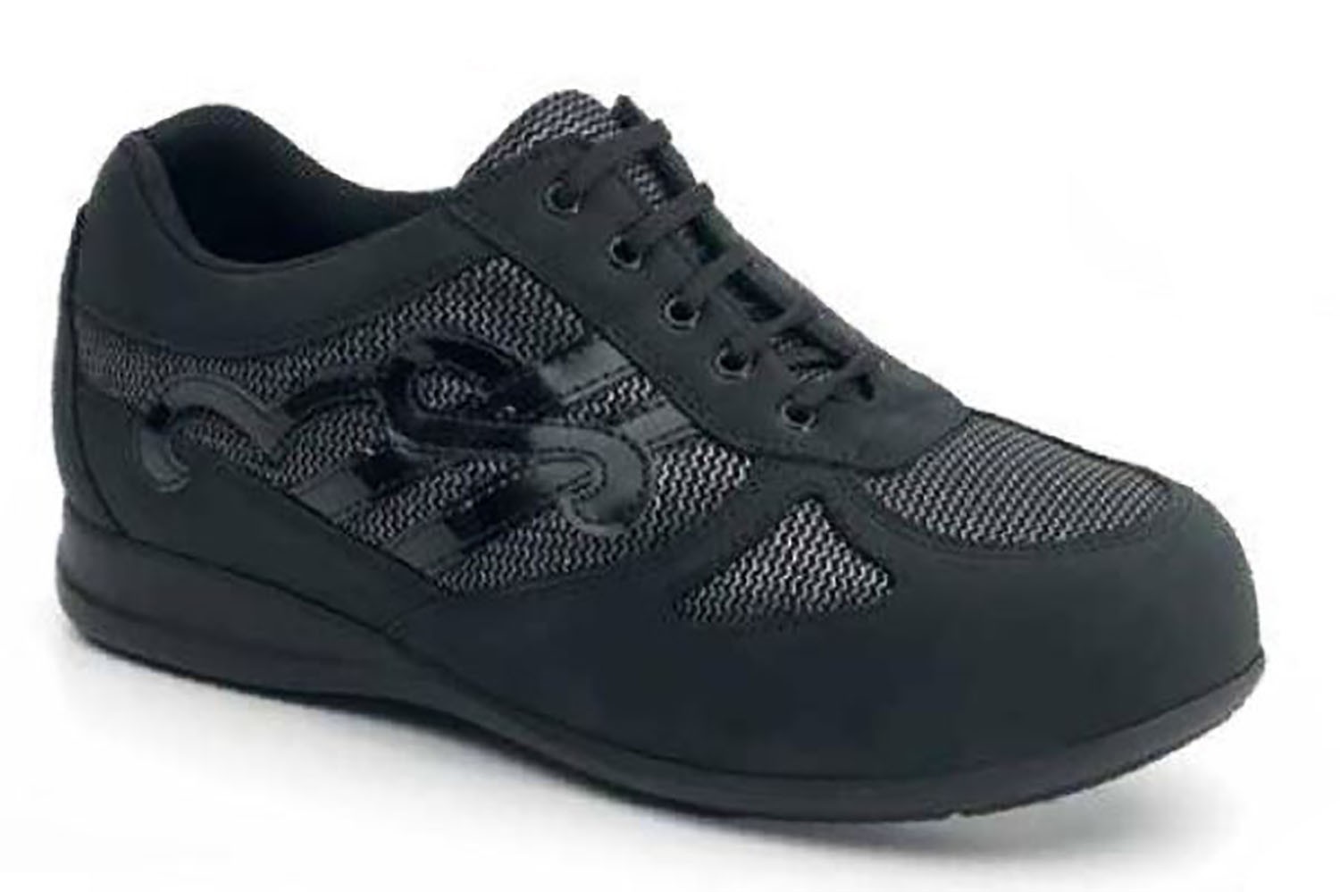 ZAPATILLA DEPORTIVA ORTOPÉDICA COLOR NEGRO. TALLA 38