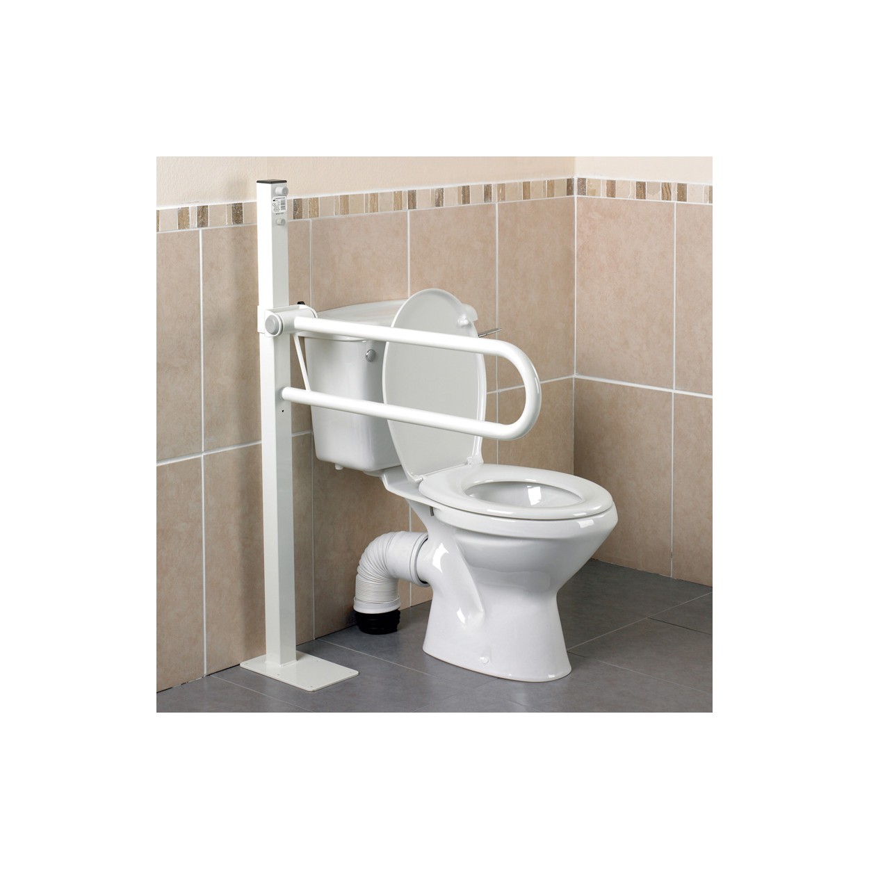 BARRA DE BAÑO ABATIBLE SOBRE MÁSTIL