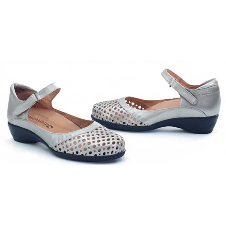 ZAPATOS SEÑORA DORADO TACÓN FASHION