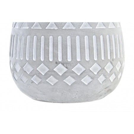 macetero decorativo de cemento en set de 2, comprar decoracion de jardin