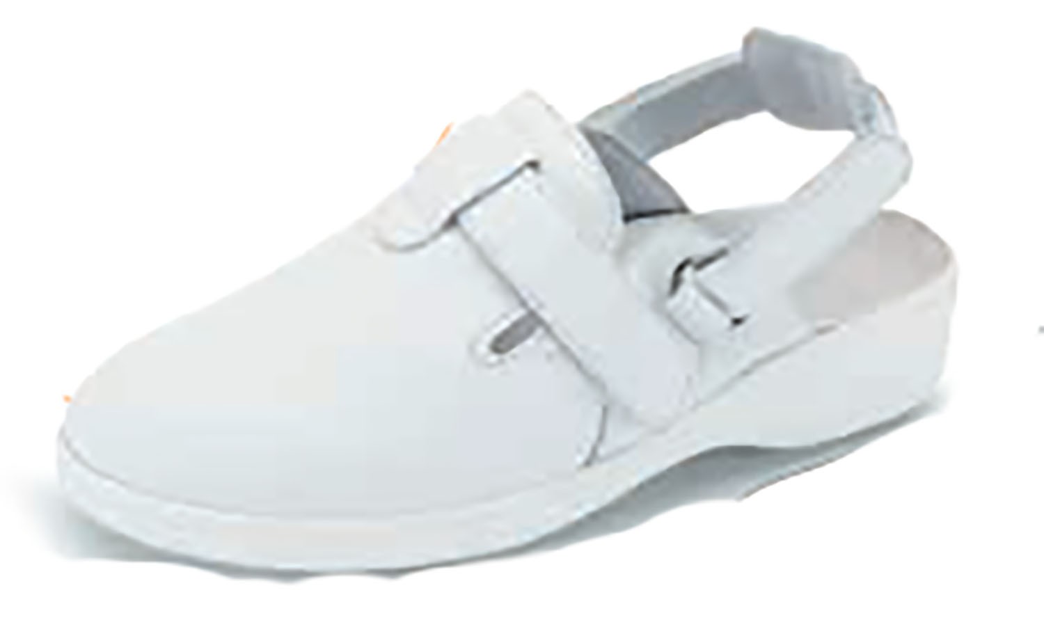 ZUECO CON VELCRO. COLOR BLANCO