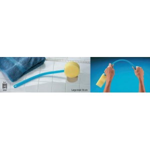 ESPONJA CON MANGO AZUL 55CM
