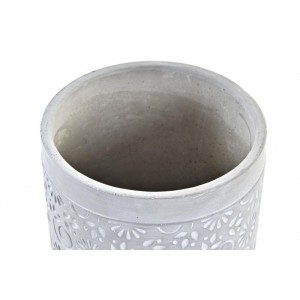 macetero decorativo de cemento en set de 2, comprar decoracion de jardin