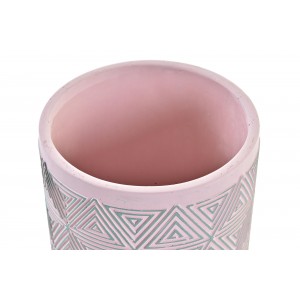 MACETERO DECORATIVO URBAN ROSA SET 2