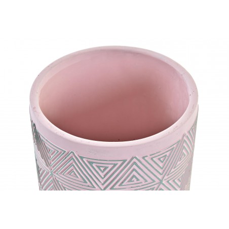 MACETERO DECORATIVO URBAN ROSA SET 2