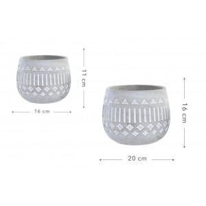 MACETERO DECORATIVO URBAN SET 2