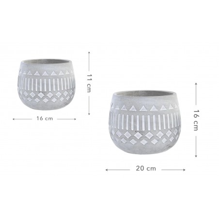 MACETERO DECORATIVO URBAN SET 2
