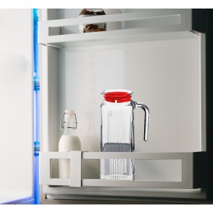 JARRA DE CRISTAL ESPECIAL PARA FRIGORÍFICO CON TAPA 1L