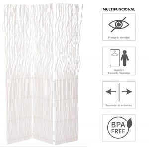 Biombo separador blanco para decorar tu hogar a los mejores precios tienda online