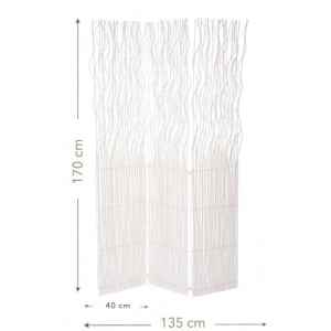 Biombo separador blanco para decorar tu hogar a los mejores precios tienda online