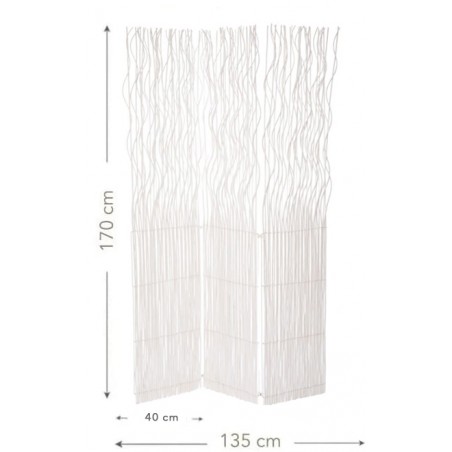 Biombo separador blanco para decorar tu hogar a los mejores precios tienda online