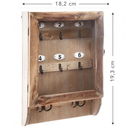 Guardallaves vintage de madera decoracion de hogar barata comprar online