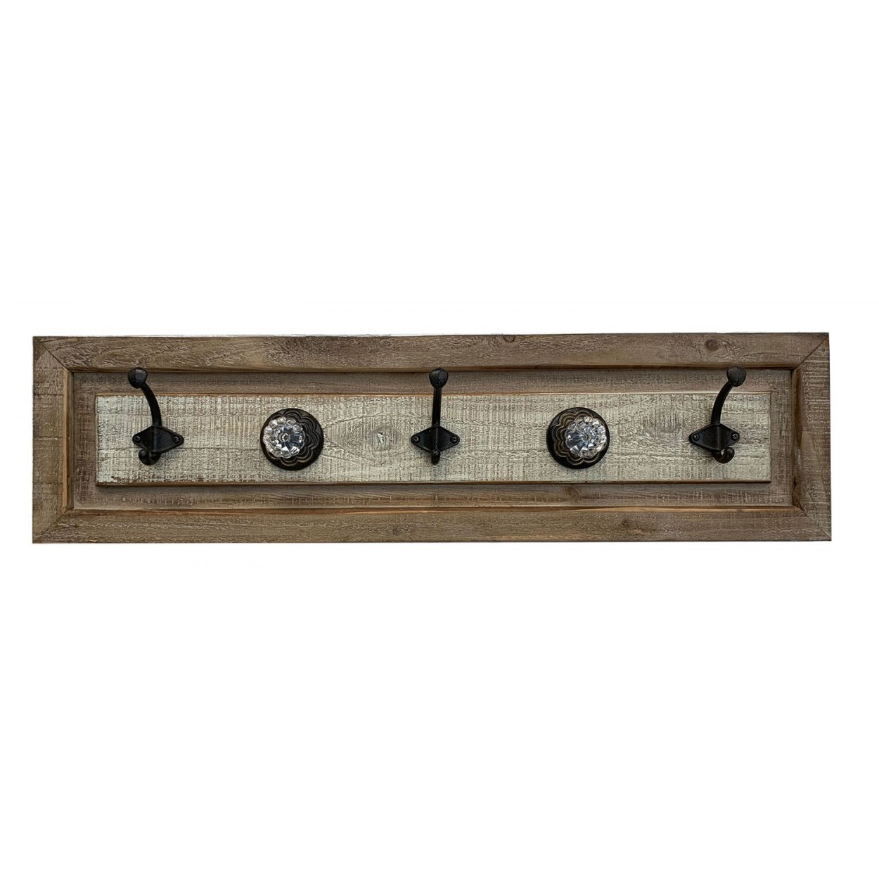 Perchero de Madera Envejecido para la Pared