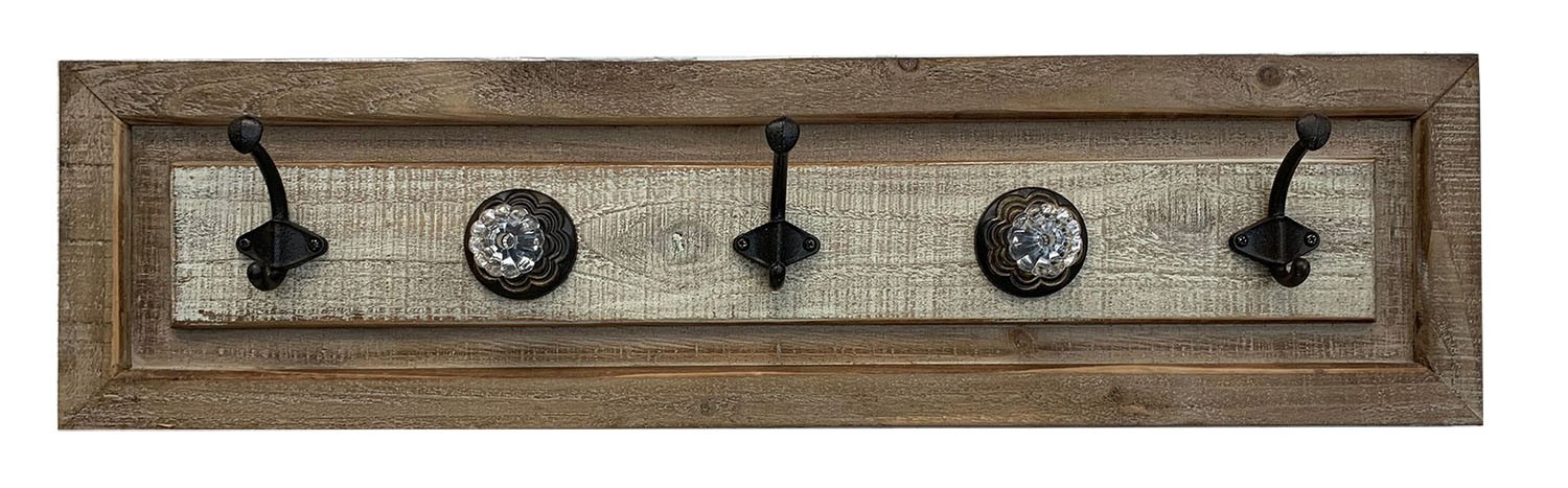 Coat rack Wooden Aged Wall