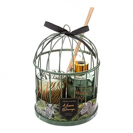 jaula decorativa con difusor y velas aromaticas para decorar tu hogar, esencias para casa baratas