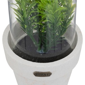 PLANTA DECORATIVA ARTIFICIAL ENCAPSULADA 9X22CM