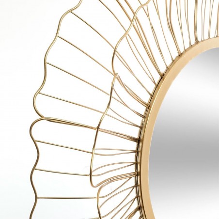 ESPEJO DECORATIVO PARED METÁLICO FLOWY 66,7CM