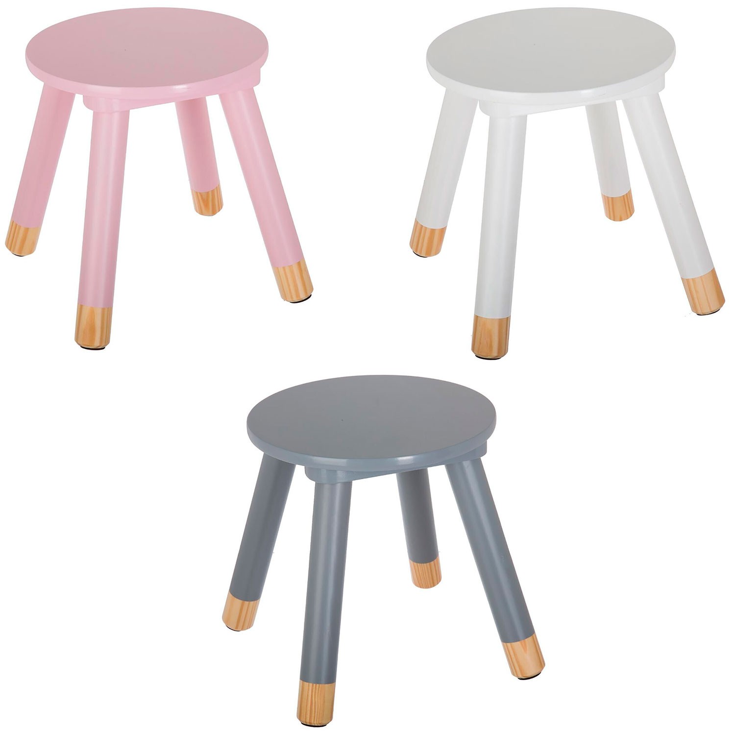 TABURETE INFANTIL MADERA LUR 24X27CM