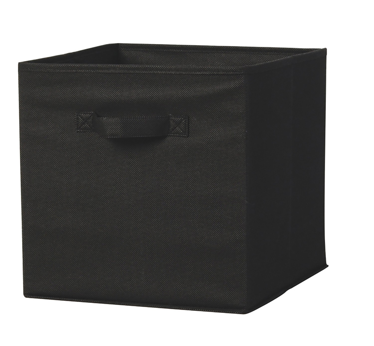 CESTA ALMACENAJE NEGRO 31X31X31