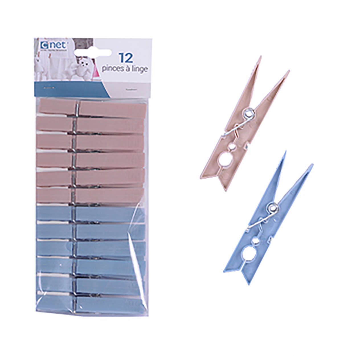 PINZAS PARA LA ROPA PACK 12