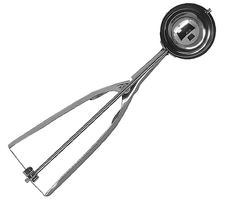 CUCHARA PARA HELADOS DE ACERO INOX 20 CM
