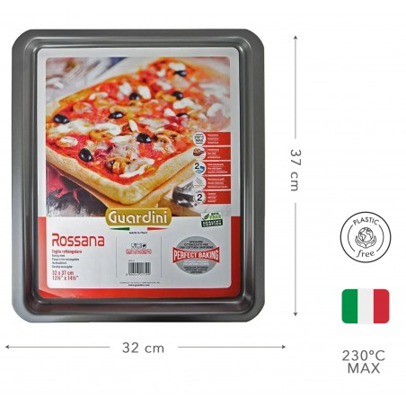 BANDEJA PIZZA PARA HORNO ANTIADHERENTE 32X37