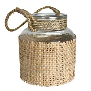 PORTAVELAS DECORATIVO NATUR...