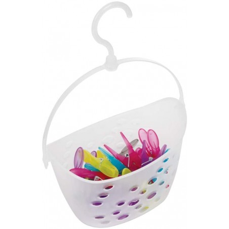 PINZAS PARA LA ROPA + CANASTA PACK 24