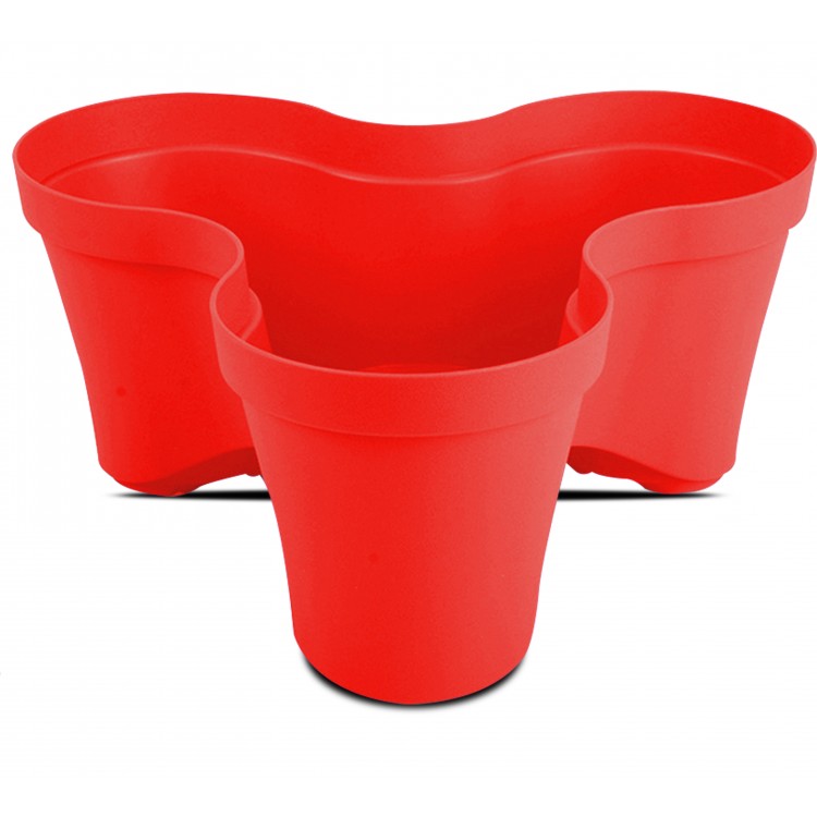 MACETERO APILABLE ROJO 38,5X17